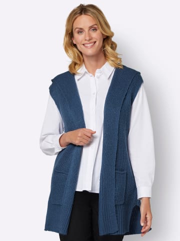 WITT WEIDEN Strickweste in jeansblau