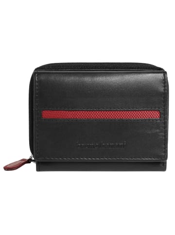 Bruno Banani Geldbörse echt Leder in schwarz