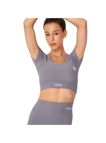 YEAZ CLUB LEVEL short top in grau