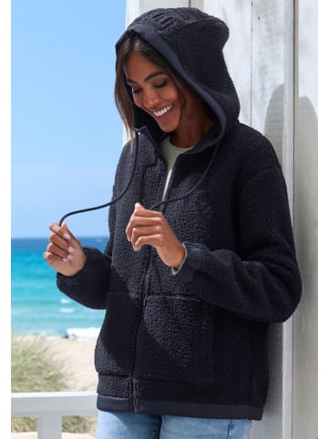 ELBSAND Fleecejacke in schwarz