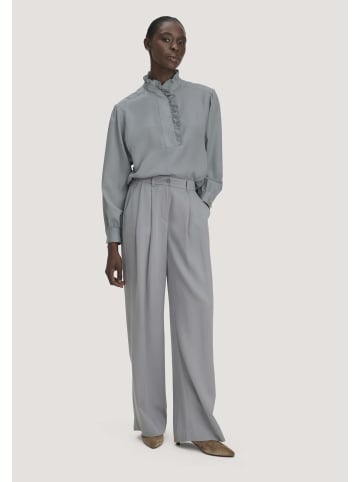 Hessnatur Hessnatur Twill-Hose Wide Leg aus TENCEL™ Lyocell in nebelblau