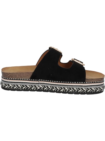 Palado Plateau-Pantoletten in Schwarz
