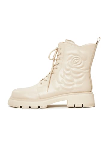 CESARE GASPARI Stiefelette in Creme