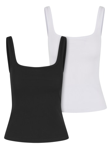 Urban Classics Tanks & Cami in black+white