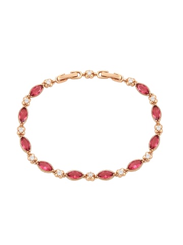 faina Women Crystal-Studded Bracelet in Rose Gold Pink