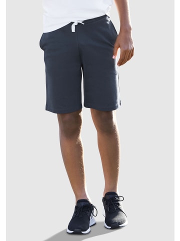 Kidsworld Sweatshorts in marine/graumeliert