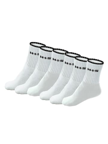 H.I.S H.I.S Sportsocken (6 Paar) in weiß