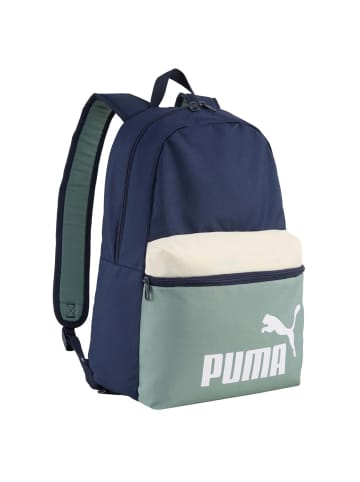 Puma Phase Color Block - Rucksack 44 cm (cast iron-colorblock) in Puma navy-Cclorblock