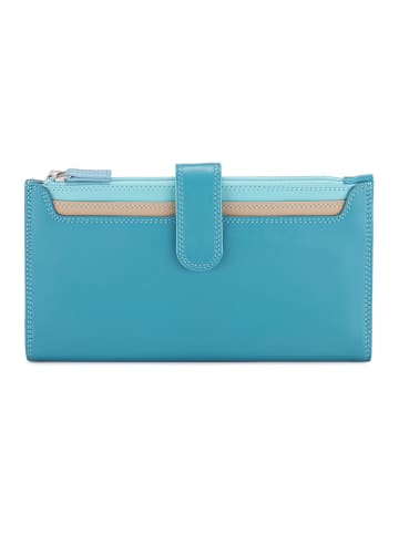 MYWALIT Continental Geldbörse Leder 20 cm sardinia