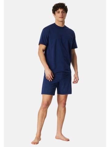 Schiesser Schlafanzug Modern Essentials in Navy
