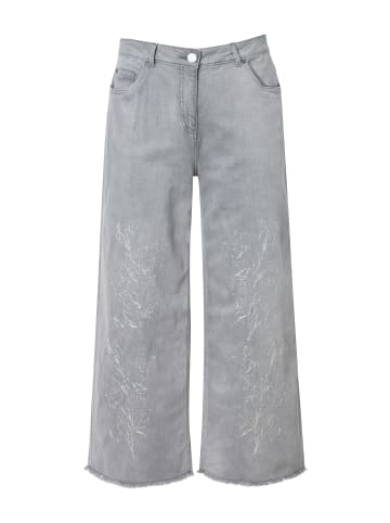 Ulla Popken Jeans in light grey denim
