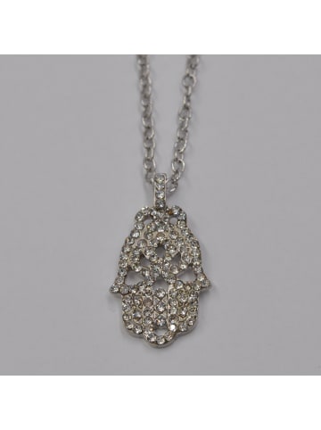 Steuer Modeschmuck Metall in Silbergrau