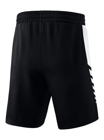 erima Six Wings Shorts in schwarz/weiss