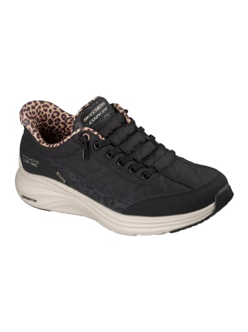 Skechers Sneakers Low Contour Foam - Cozy Fit Leopard Dream in schwarz