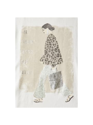 Street One T-Shirt in off white