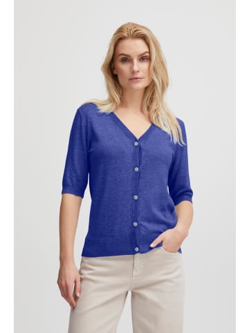 Pulz Strickjacke PZSARA Feminine in Dazzling Blue Melange