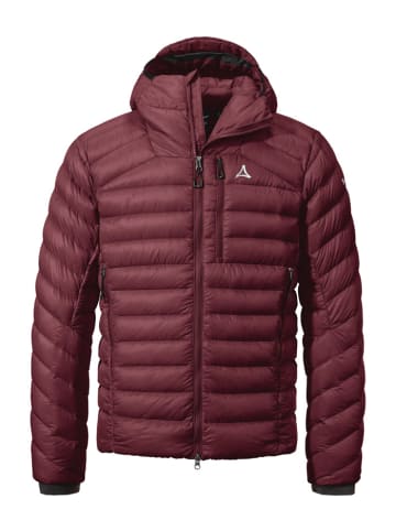 Schöffel Daunen- / Thermojacke "Down Jacket Silvretta M" in dark burgundy