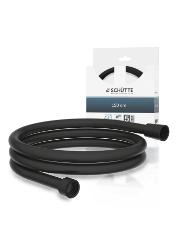Franz Joseph Schütte Brauseschlauch 150 cm, Kunststoff, Schwarz