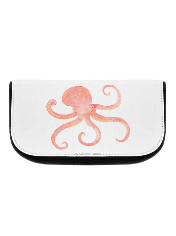 Mr. & Mrs. Panda Kulturbeutel Tintenfisch ohne Spruch in Weiß