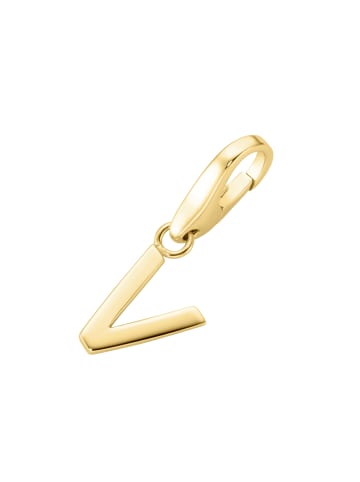 Giorgio Martello Milano Charm Buchstabe V in Gold