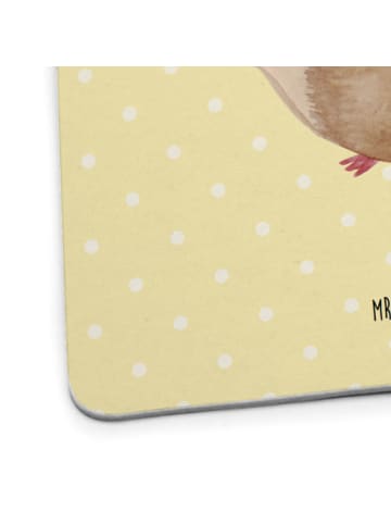 Mr. & Mrs. Panda Tassenuntersetzer Meerschweinchen Weisheit ohne... in Gelb Pastell