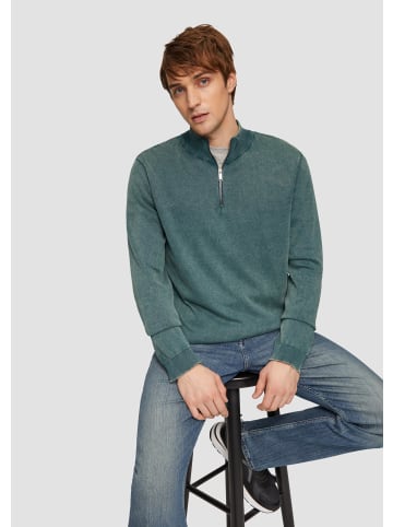 QS Strickpullover langarm in Petrol