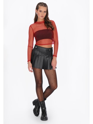 myMo ROCKS Women Blouse in red black