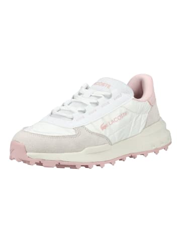 Lacoste Sneaker in Weiß/pink