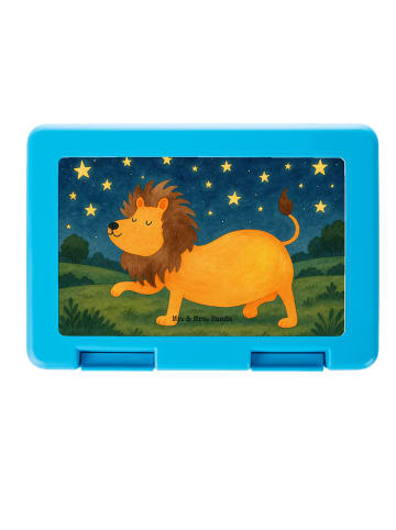 Mr. & Mrs. Panda Brotbüchse Sternzeichen Löwe Design ohne Spruch in Weiß