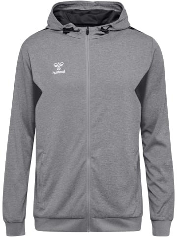 Hummel Hoodie Mit Reißverschluss Hmlauthentic Pl Zip Hoodie in GREY MELANGE