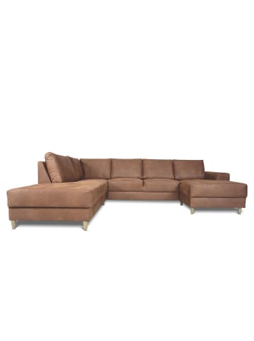 ebuy24 Usofa Nordic Cognacfarben 288 x 225 cm