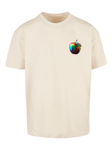 F4NT4STIC T-Shirt Colorfood Collection - Rainbow Apple in sand