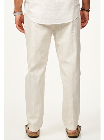 DAILY COTTON Leinenhose - im Chinohosen Stil mit Gummibund in Ecru