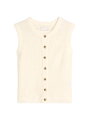 Marc O'Polo DENIM Ärmellose Cardigan slim in Creamy White