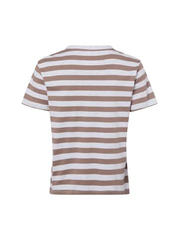 Marie Lund Shirt in taupe hellgrau - 0001