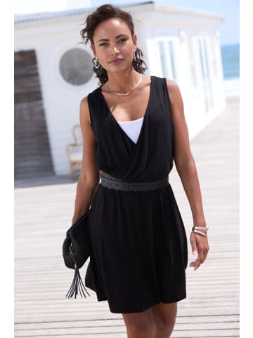 LASCANA Jerseykleid in schwarz weiß