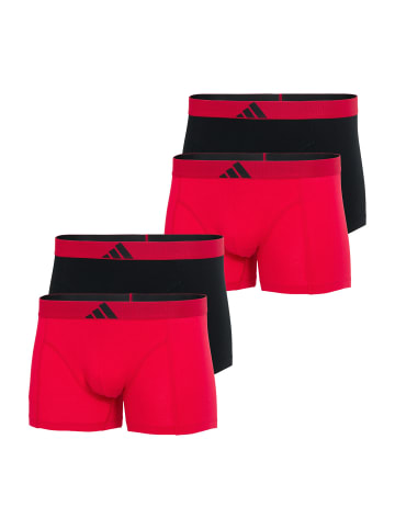 adidas Trunk Active Flex Cotton Body in rot, schwarz