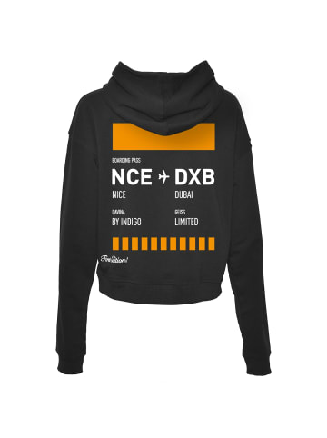 Roberto Geissini Jetsetter Hoodie Schwarz Nizza-Dubai