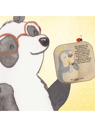 Mr. & Mrs. Panda gläseruntersetzer Pinguin Kommunion Design mit ... in Weiß