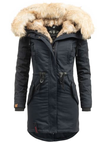 Navahoo Wintermantel Bombii in Blau