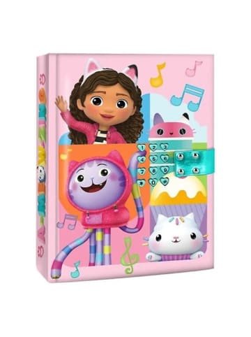 Kids Licensing Gabby's Dollhouse Geheimtagebuch Notizbuch mit Zahlencode 3 Jahre