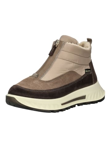 ara Stiefelette in Braun/Beige