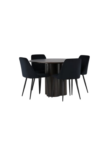 ebuy24 Schwarz 110 x 110 cm