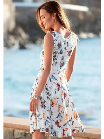 Vivance by Lascana Jerseykleid in grau-meliert-bedruckt