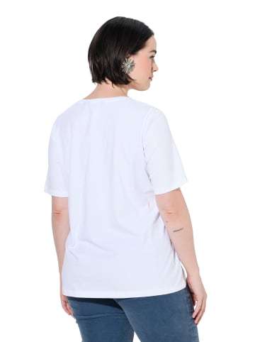 Ulla Popken Shirt in schneeweiß