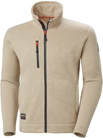 Helly Hansen Fleecejacke/Fleecepullover "Kensington Knit Fleece Jacket" in Beige