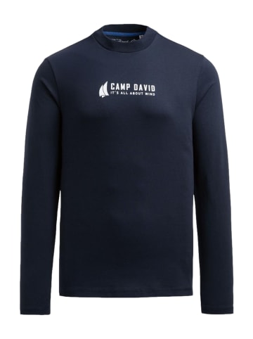 CAMP DAVID Longsleeve 'Cabo Verde' in dunkelblau