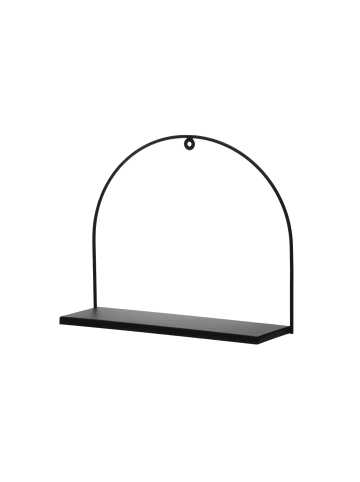 4Living Wandregal in schwarz