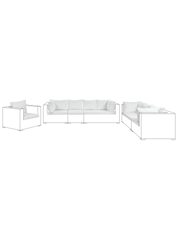 Beliani Kissenbezug MAESTRO II in Weiß - (W) 55 x (H) 9 x (L) 40 cm