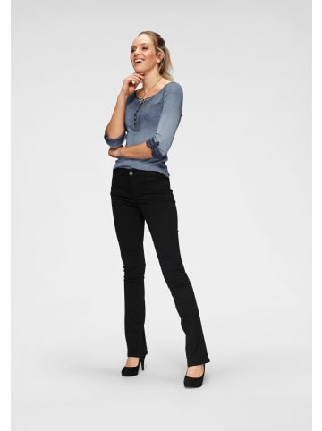 ARIZONA Bootcut-Jeans in schwarz